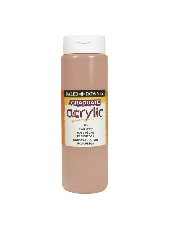 Daler-Rowney Graduate Acrylic 500 ml Peach Pink