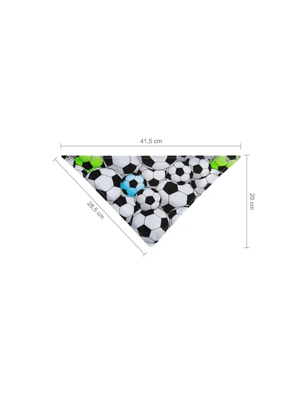Akuku Baby bandana (1 pc) snap fastener FOOTBALL