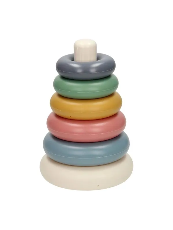 Cavallino Toys Stacking rings Pastel colors 7 pcs.