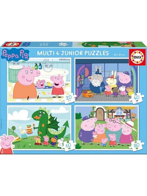 Educa 20-40-60-80 Peppa Pig Multi 4