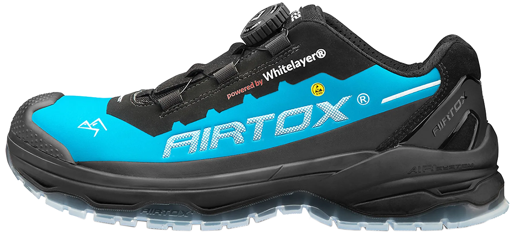 AIRTOX TX22 vernesko, Lettvekt med Uturn boa-lukking - Str. 40