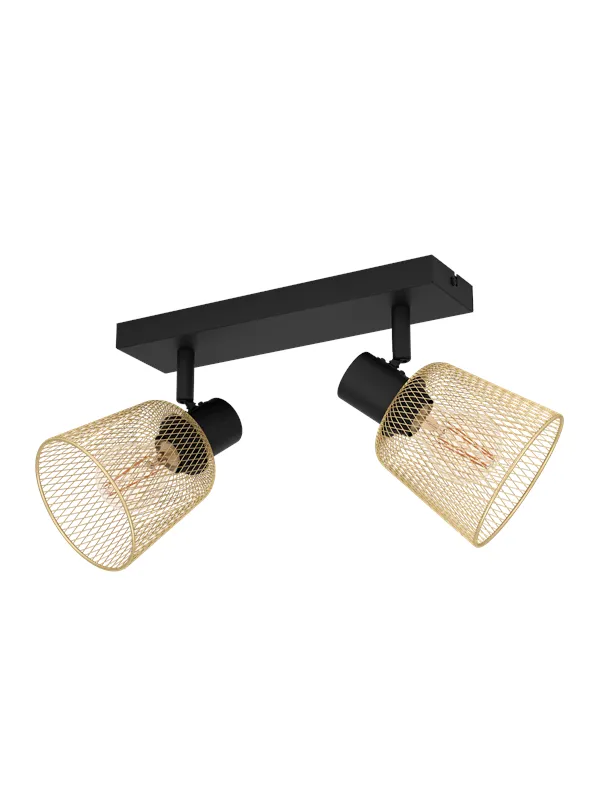 EGLO COSLADA spot rail 2L black/brass