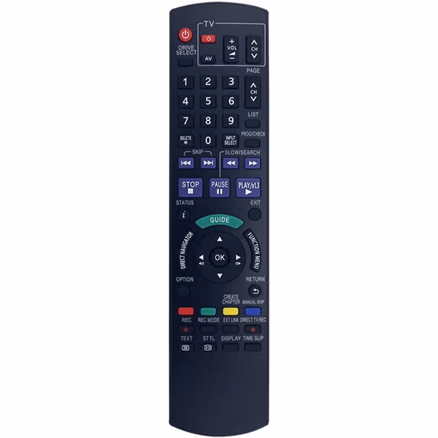 Fjernkontrollerstatning for N2QAYB000336 for Panasonic Blu-ray DVD-spiller