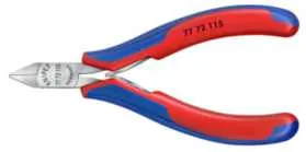 KNIPEX Elektronikk-sidekutter, Med gjennomstukket ledd