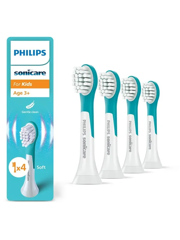 Philips Børstehoder Sonicare For Kids - White - 4 pcs