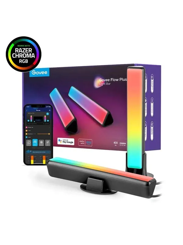 Govee RGBICWW WiFi + Bluetooth Flow Plus Light Bars