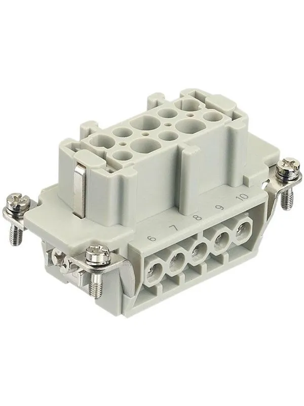 Harting Han E 10 pos female insert screw