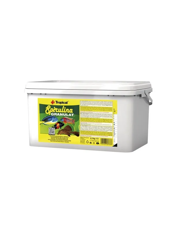 Tropical Spirulina Granulat 5 L. / 2.2 kg.