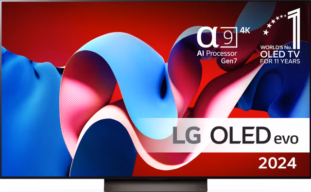 LG 77" C4 4K OLED evo TV (2024)