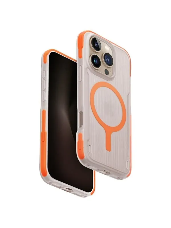 UNIQ Combat Active Magclick Charging Case for iPhone 16 Pro - Orange