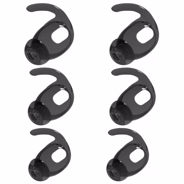 3-par TPE Ear Hooks AirPods Pro (Gen4) - Svart