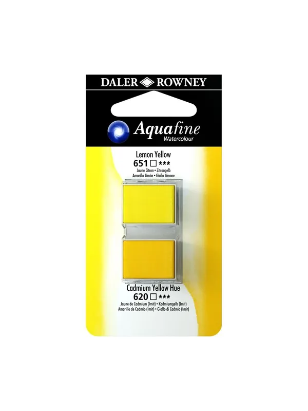 Daler-Rowney Aquafine HP Lemon Yellow/Cad Yellow Hue