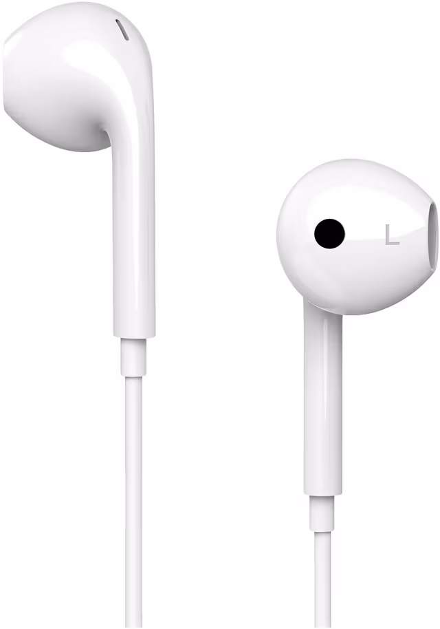 Unisynk USB-C in-ear hodetelefoner (hvit)