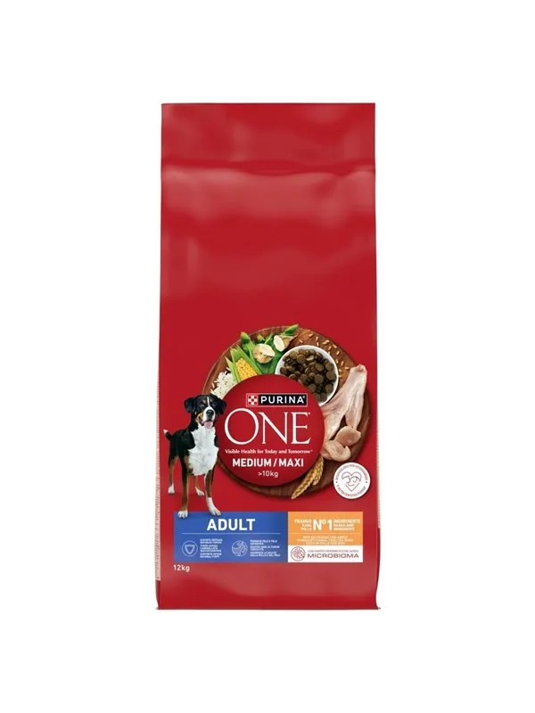 PURINA NESTLE One Adult Medium/Maxi Rich in chicken with rice - dry dog food - 12kg