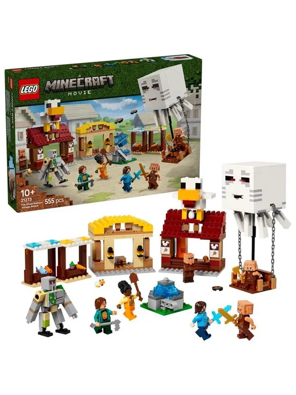 LEGO Minecraft 21273 Landsbyangrep med Geist-ballong