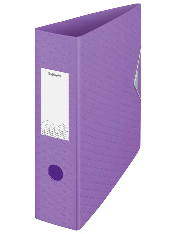 Esselte Colour'Breeze Lever Arch File Polyfoam Lavender