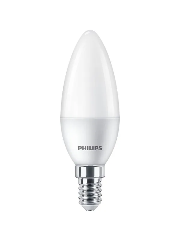 Philips LED-lyspære Candle 2.8W/827 (25W) Frosted E14
