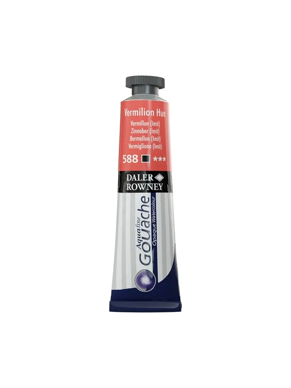 Daler-Rowney Aquafine Gouache 15ml Vermilion Hue