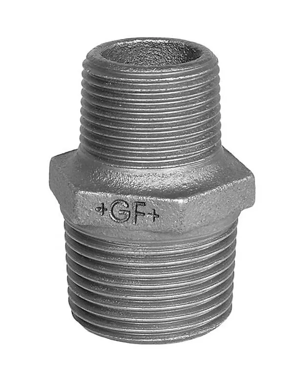 +GF+ nipple black 3/8 - 1/4''
