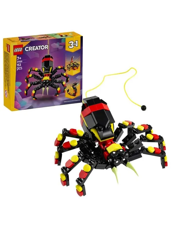 LEGO Creator 31159 Ville dyr: Overraskende edderkopp