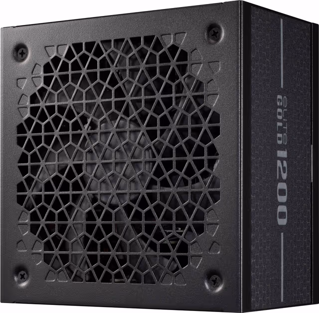 Cooler Master Elite Gold FM 1200W strømforsyningsenhet (sort)