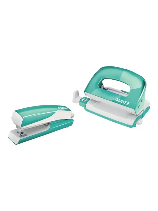 Leitz Stift- & Hullesett Mini  WOW Isblå