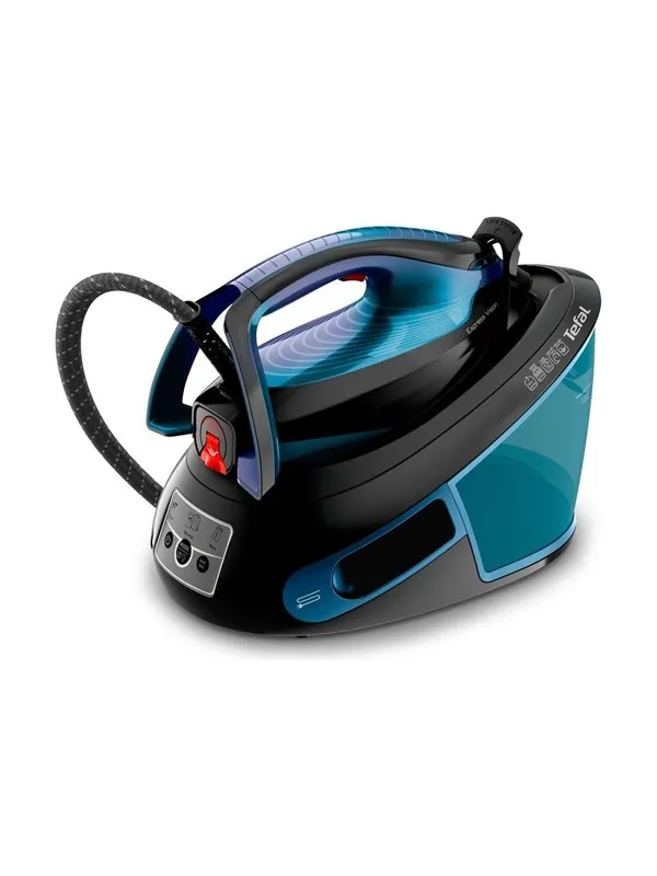 Tefal Dampstrykejern Express Vision SV8151 - steam generator iron - sole plate: Durilium AirGlide Autoclean