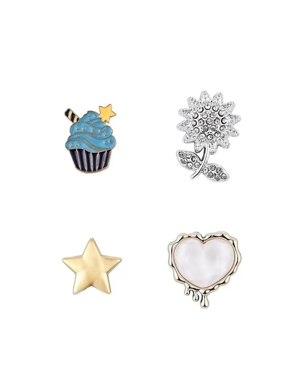ONSALA Charms Pimp Your Phone Metal and Plastic 4pcs