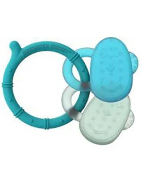 Matchstick Monkey s Ice Cooling Teether Blue