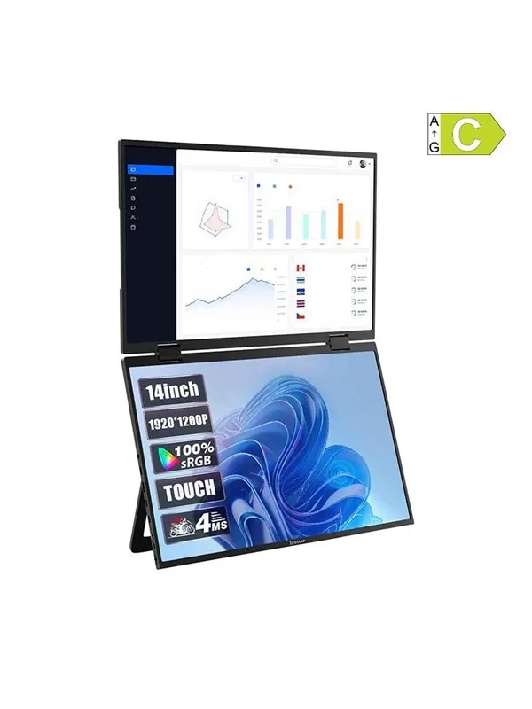 Zeuslap Z14W Portable Monitor with a 14-inch dual