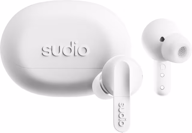 Sudio D11 Pro in-ear hodetelefoner (hvit)