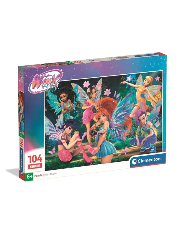 Clementoni Puzzle Super Winx 2025 104 pieces Gulv
