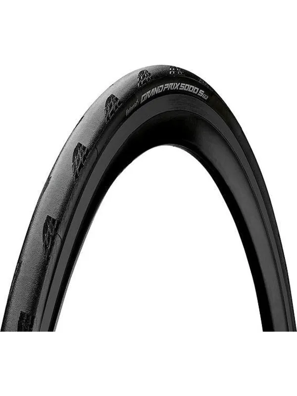 Continental Grand Prix 5000S TR 700x25C / 25-622 Road Bike tire / 5 - 7.5 bar - Black