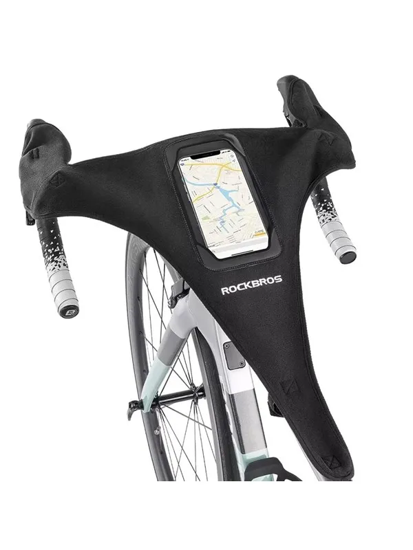 Rockbros D78 Sweat Cover with Pocket and Phone Window - Black