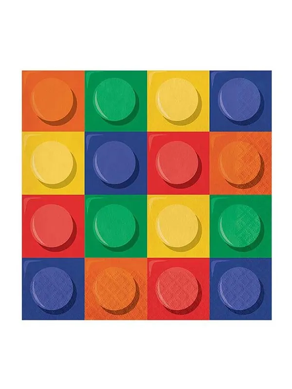 Haza Witbaard - Building Blocks Napkins 16 pcs.
