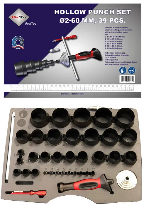 BATO Huggpipsett 2-60 mm med passer