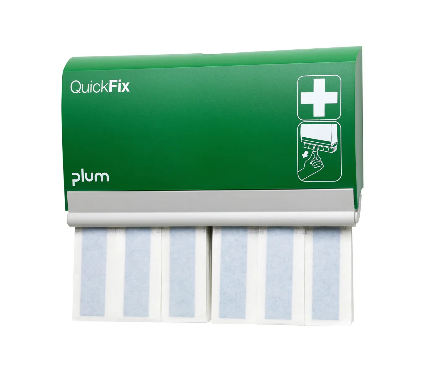 Plasterdispenser Plum, med 2 x detekterbart lang refill