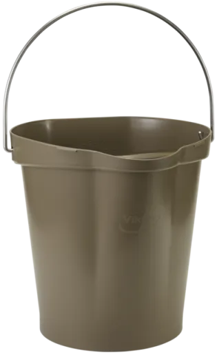 Vikan Spand, 12 Liter, Brun