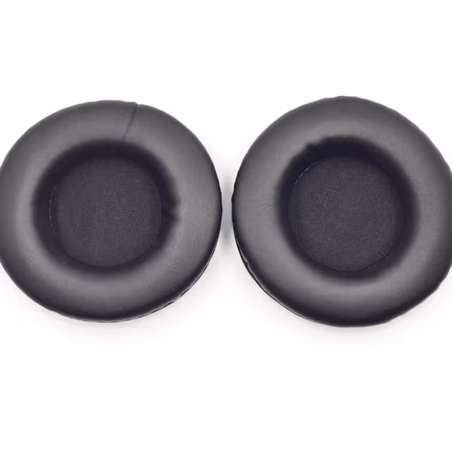 Utskiftbare øreputer for Sony MDR-V700DJ V700 V500DJ hodetelefoner - Svart (2-pakning)