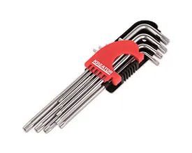 Torx nøkkelsett 9 deler - lang modell