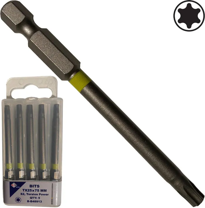 BATO 1/4" Bits industri torx 30 x 75mm