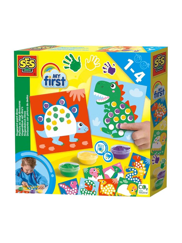 SES Creative My First - Fingerprint Paint Dinos