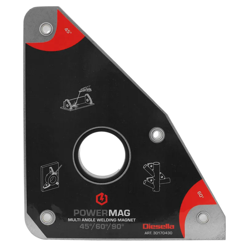 WLDPRO Multivinkel sveise­magnet med 30°/45°/60°/90° vinkler (55 kg/540 N)
