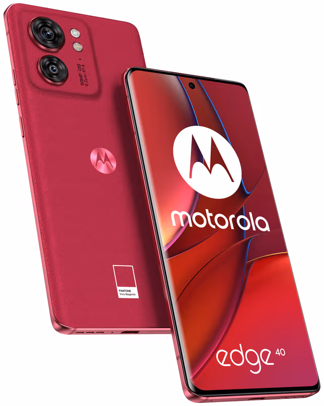 Motorola Edge 40 5G smarttelefon 8/256GB (Viva Magenta)