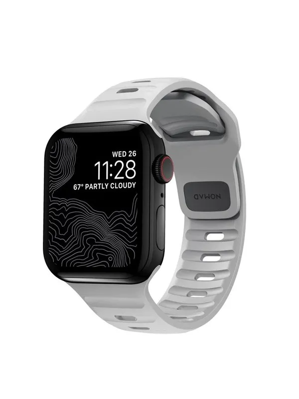Nomad - Sport Band - 44mm/42mm | M/L | Lunar Gray | FKM | V2