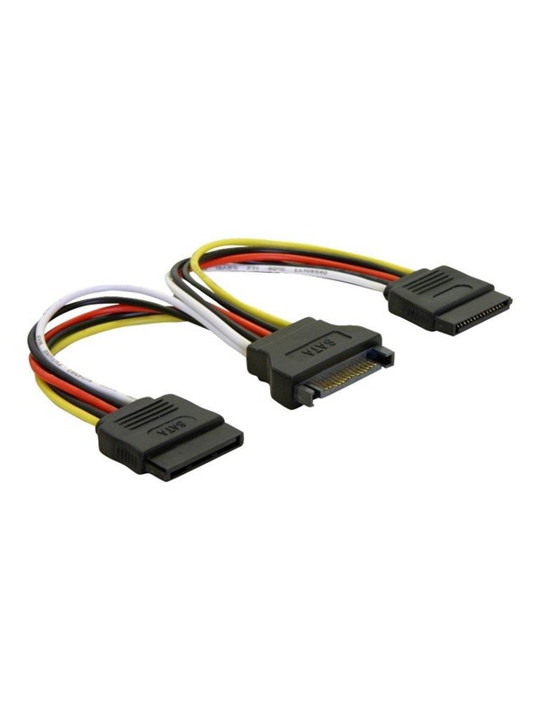 DeLOCK power cable - SATA power to SATA power - 15 cm