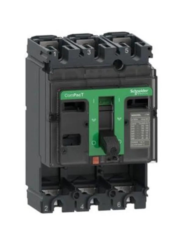 Schneider Electric Circuit breaker without current relay ComPacT NSX160N 50 kA at 415 VAC 50/60 Hz 160 A 3 poles