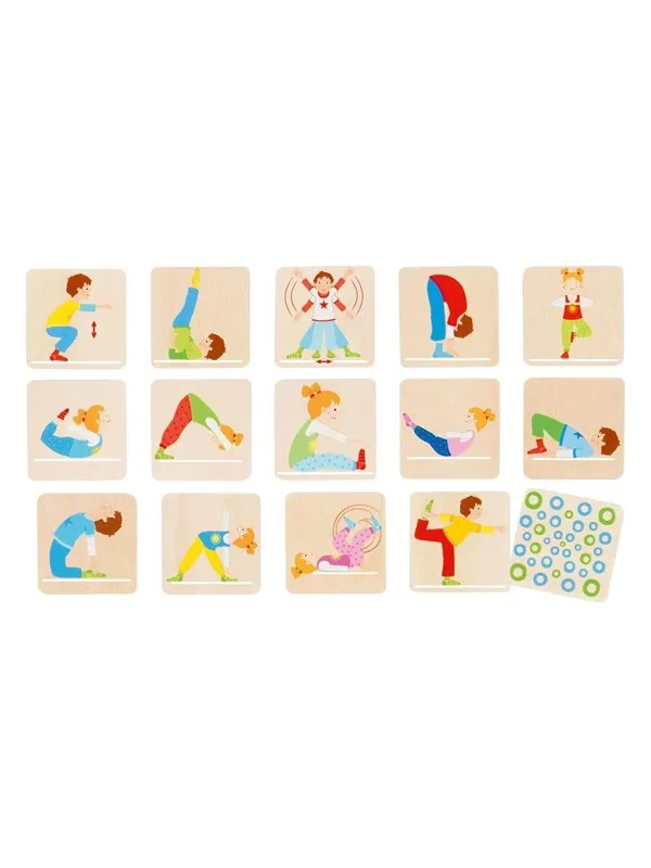 Goki Wooden Memo Game Gymnastics 32 pcs.