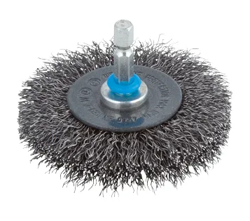 Wolfcraft, Ø100 mm x 16 mm stålbørsteskive