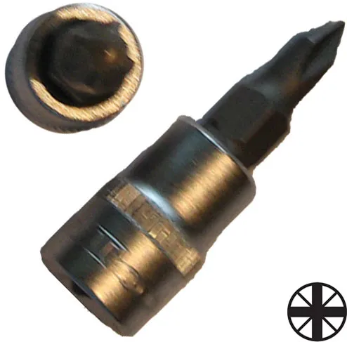 BATO Stifttopp kort 1/4" PZ1.